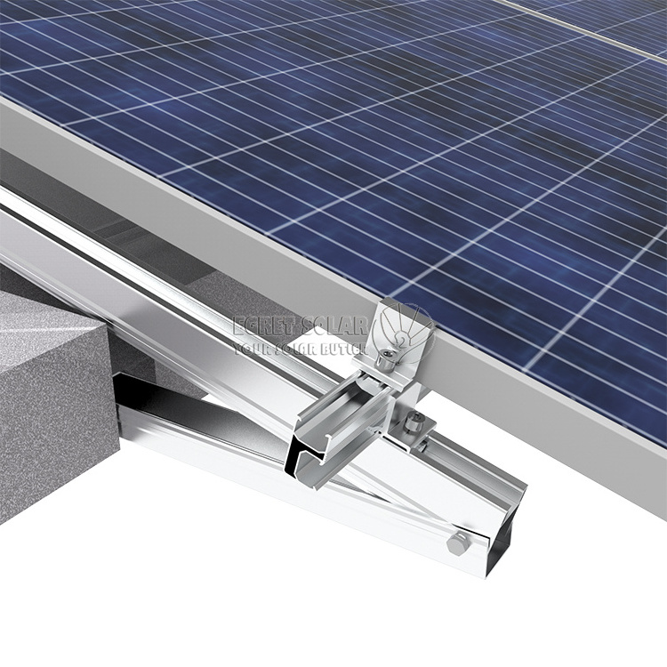 Triangle solar panel mounting structures for PV roof mounting system solar ballast mounting brackets