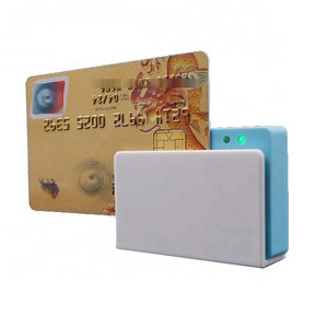 BT magnetic stripe EMV chip card mobile phone card reader writer