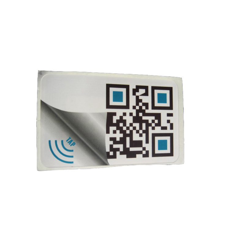 HF mini NFC/RFID sticker label security 2D QR Code Label tag,rfid sticker/