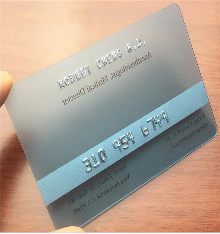 vip loyalty  plastic embossed number gift cards