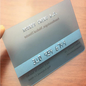 vip loyalty  plastic embossed number gift cards