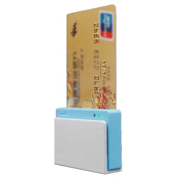 BT magnetic stripe EMV chip card mobile phone card reader writer