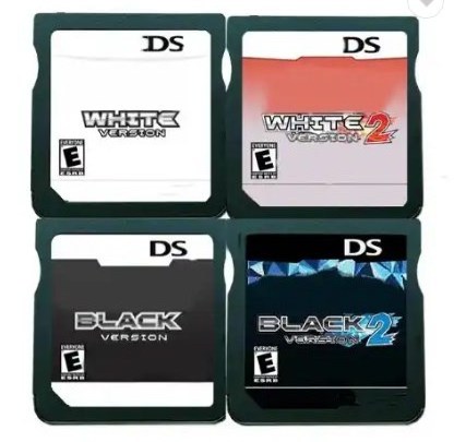 Retro Video Games Black Game Card White Poke mon Game Cards cartridge