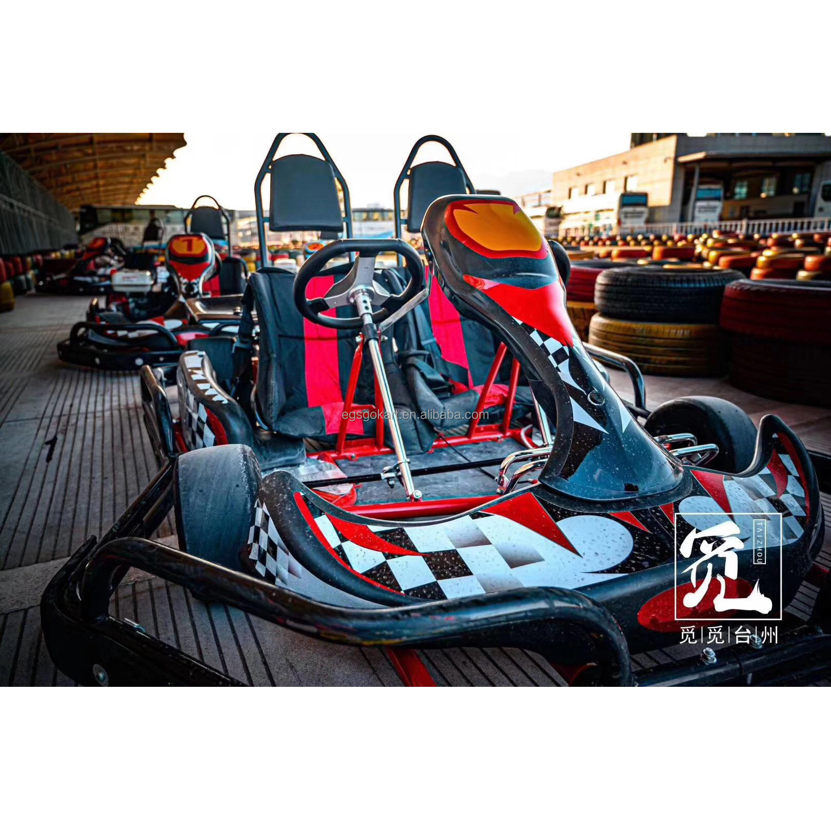 2016 hottest 4 wheel 200cc go kart racing seats for sale