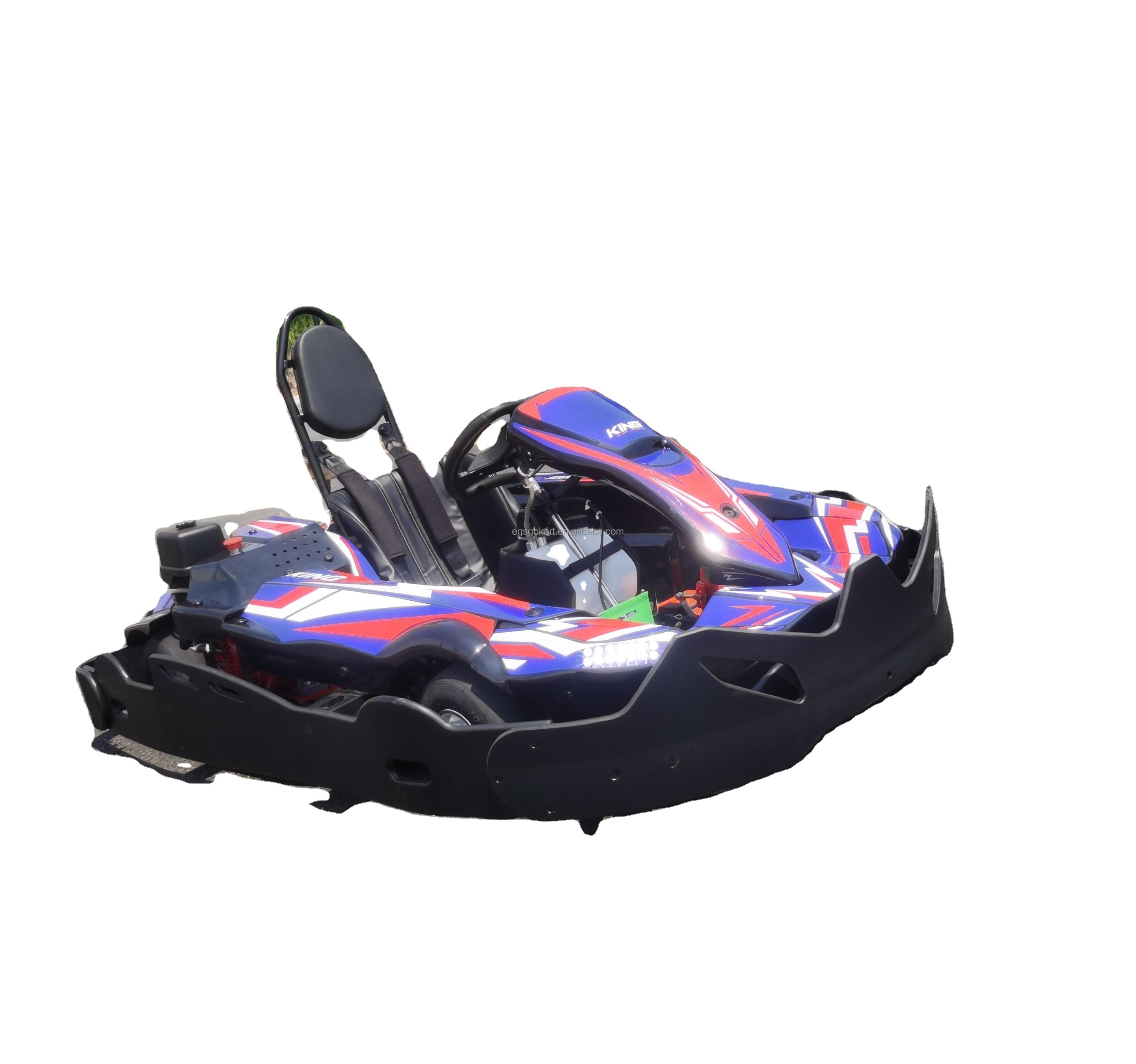 2024 EGS newest 4 stroke adjustable hot on sale go karts for adults gas powered