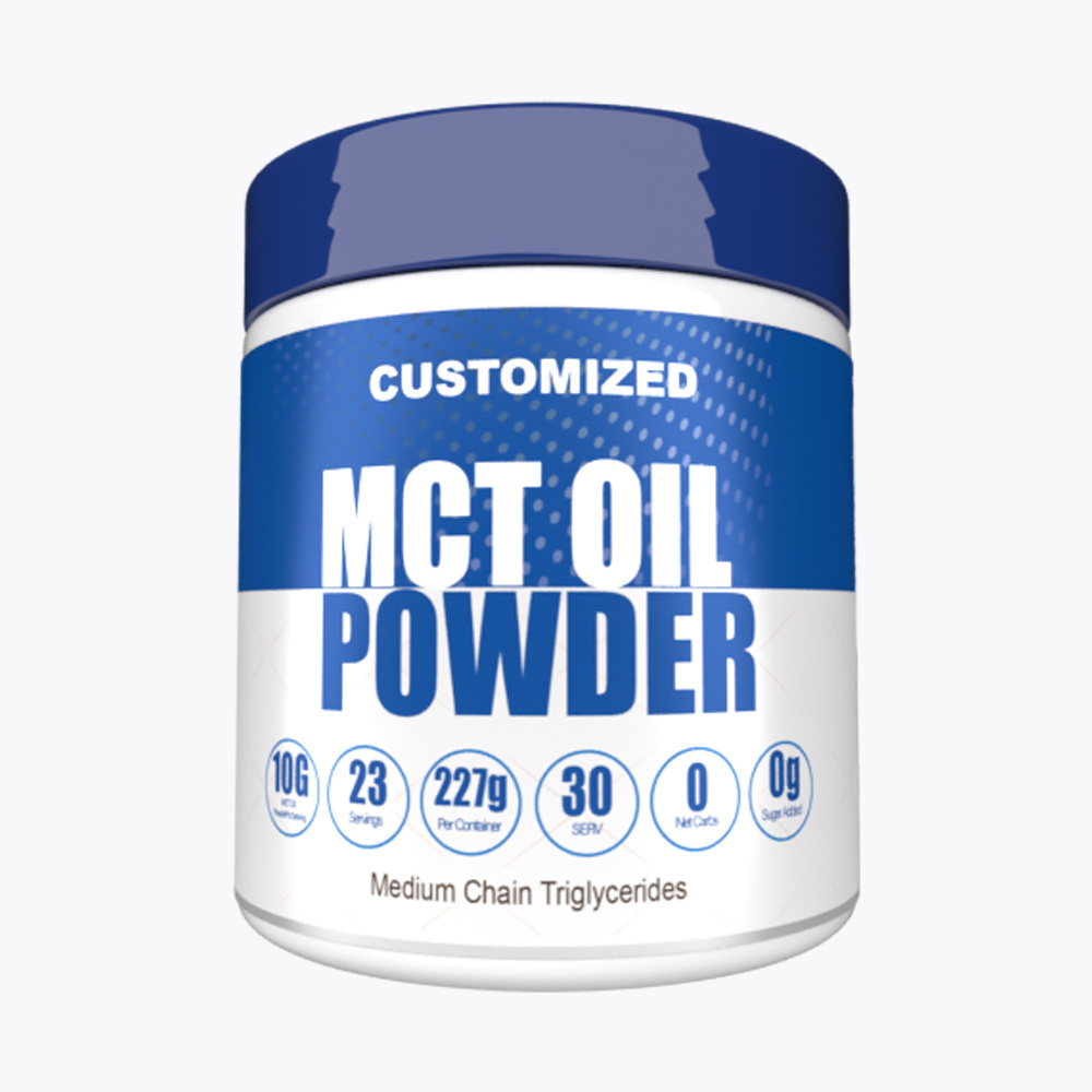 Hot Sale Private Labels Keto Collagen Protein Organic Coconut MCT Oil Powder 70% C8 30% C10 Keto Powder