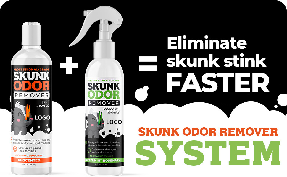 OEM ODM Skunk Odor Remover Shampoo Pet Odor Eliminator Skunk Dog Shampoo