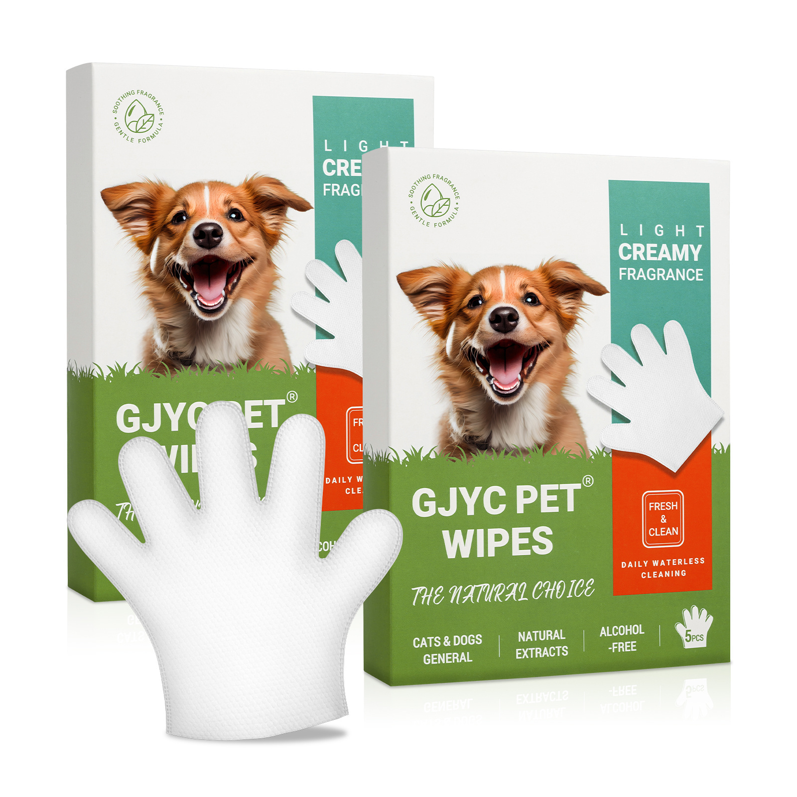 Wholesale Gloves Wipes For Dogs Grooming Odorless Non Toxic Organic Pet Glove Wipes