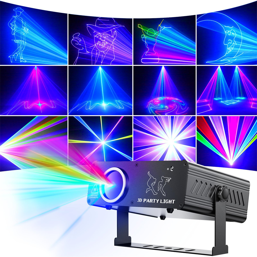 DMX 512 DJ Laser Party Lights For Night Club KTV Show Remote Control Beam Effect Scanlight Colour magic Disco Projector Lights