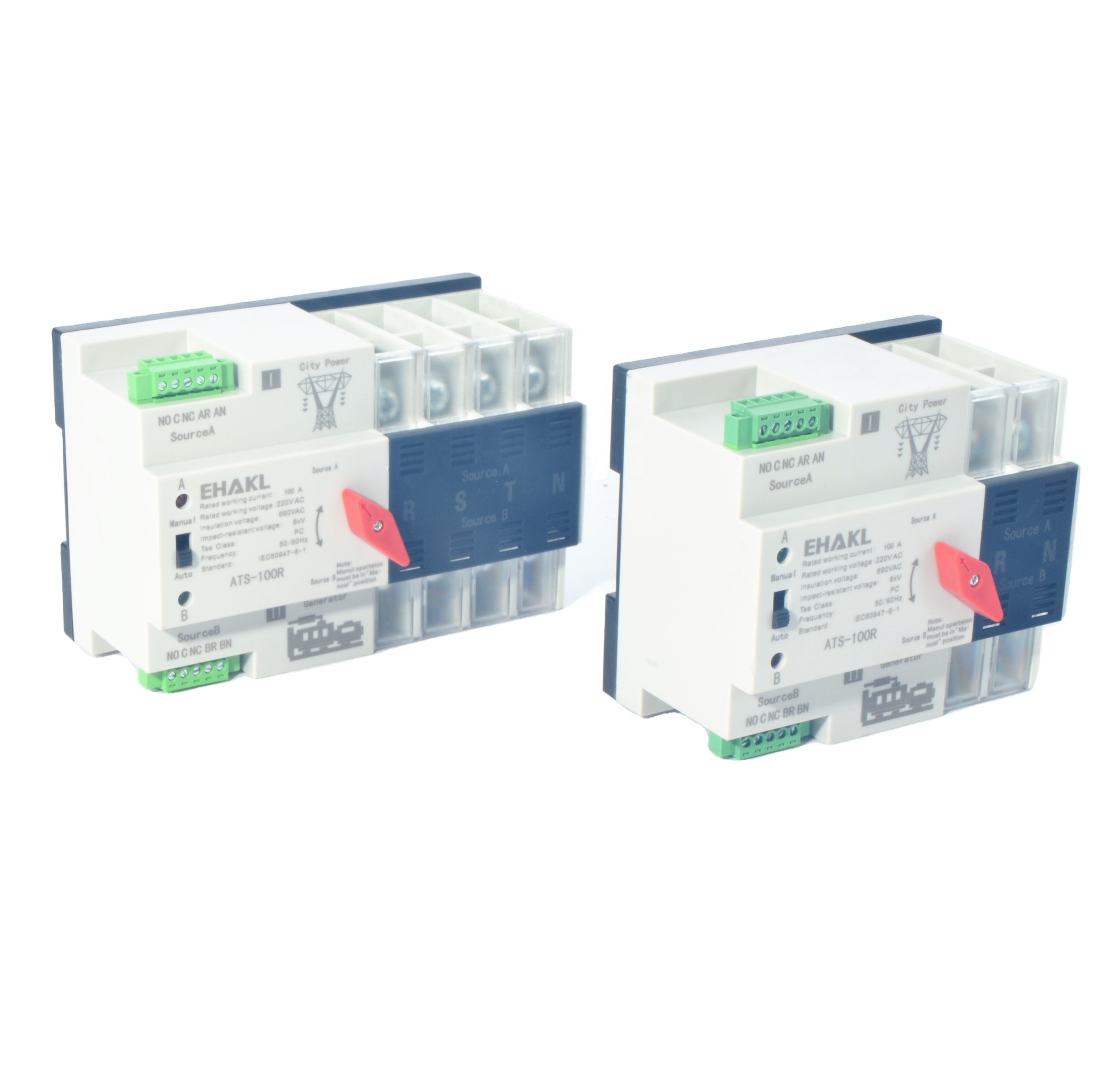 Automatic Transfer Switch 63A 2P 3P 4P Changeover Switch