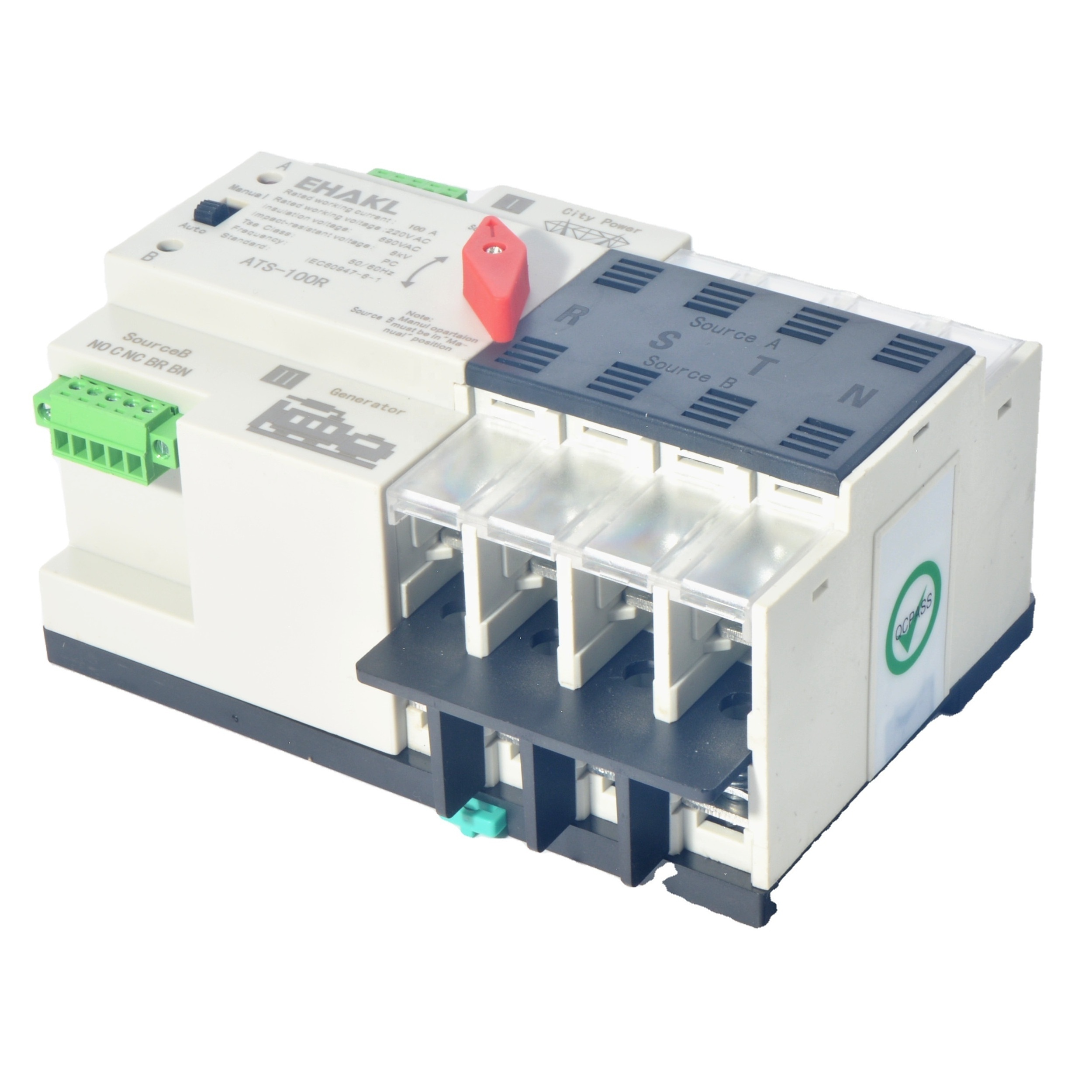 Automatic Transfer Switch 63A 2P 3P 4P Changeover Switch