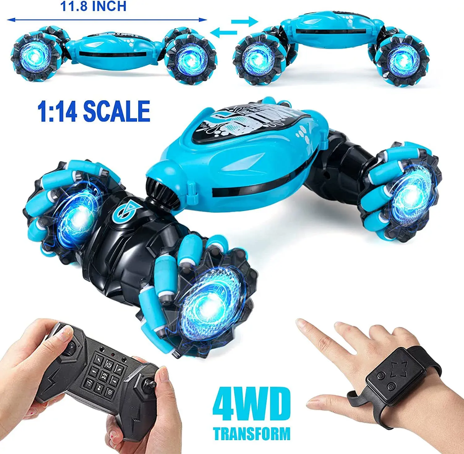 Gesture Sensing All-Wheel-Drive Cross Border Stunt Twist Electric Climbing Vehicle Drift RC Car Remote Control Car Toy For Kids