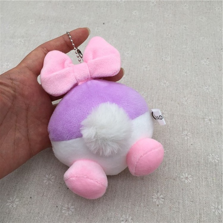 Promotion cartoon Stuffed Animals Corgi Plush Keychains toys Key Rings bag Car stuffed keychain plush corgi dog toys bag charms