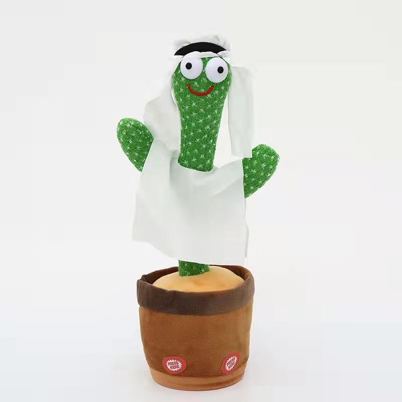 Electric Cactus Learn To Talk And Sing Children's Toys Wiggling cactus Electric Plush Toy