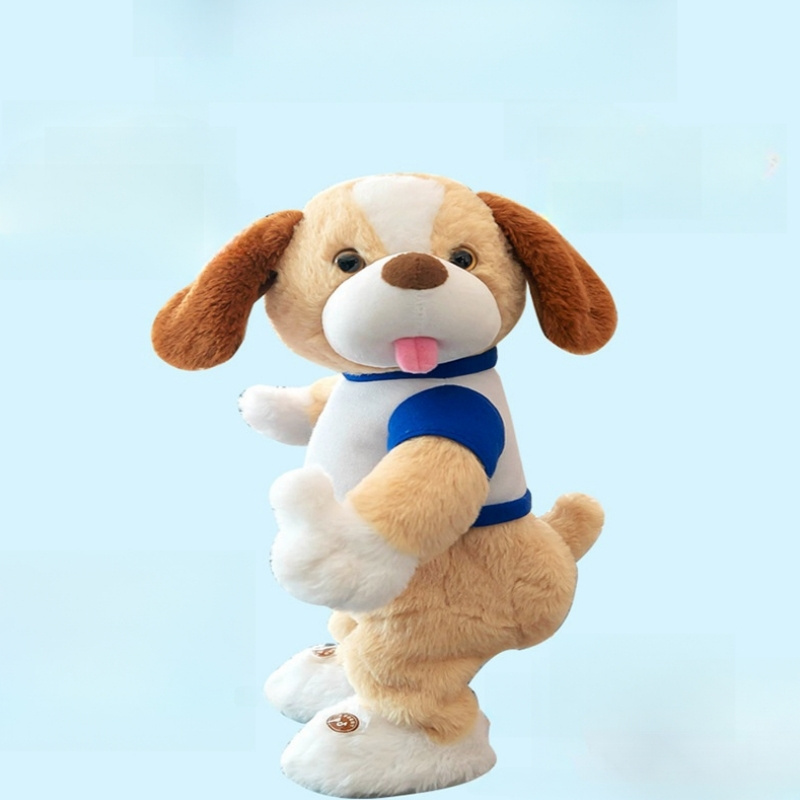 Electric Booty Shake Dog Learn To Talk And Sing Children's Toys Wiggling Butt Dog Electric Plush Toy