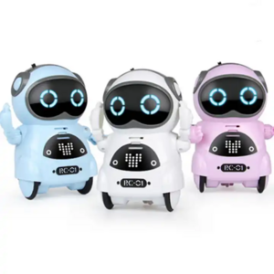 Children's electric multifunctional voice intelligent mini pocket bag baby puzzle interactive story robot