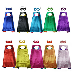 Logo customized Children's cape Double fiber reversible style Halloween cosplay cartoon superhero cape