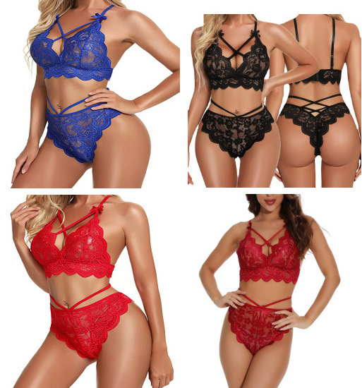 Plus Size  women's Lace Sleepwear Lingerie ladies erotic lingerie Women's Underwear Sexy Lingeries