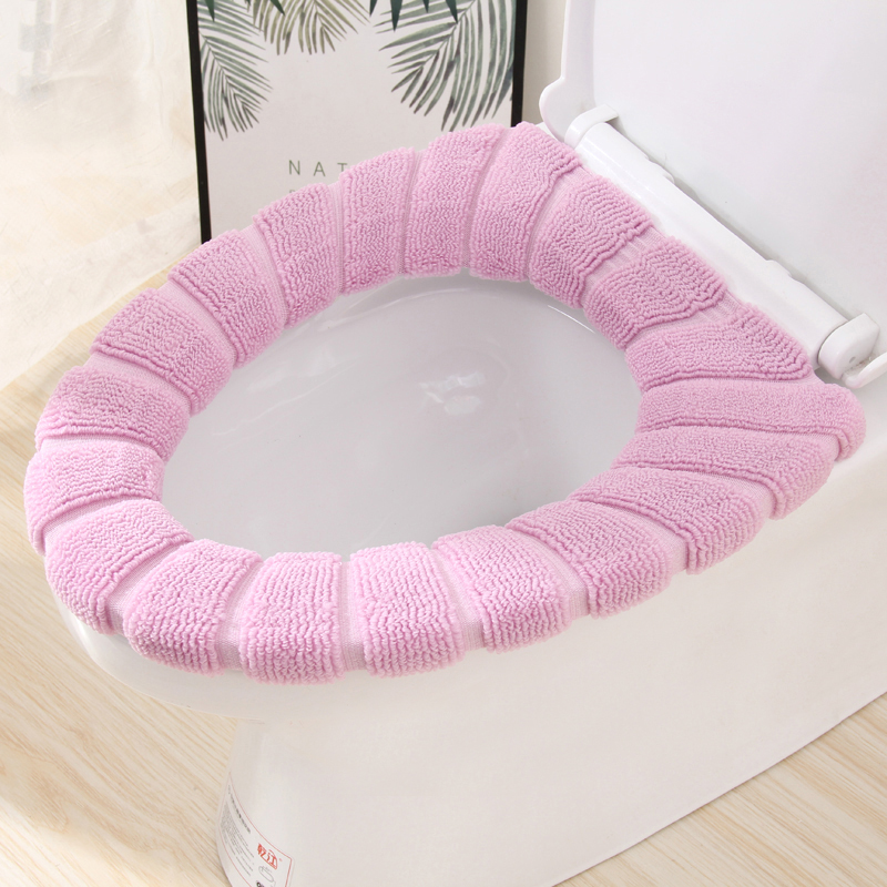 Portable Sanitary Toilet Seat Cover Thickened Washable Bathroom Toilet Seat Cushion Soft and comfortable toilet seat