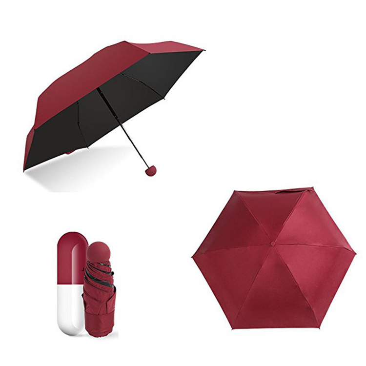 Top Seller Capsule Umbrella Folding Ladies Sun Umbrella Mini Umbrella