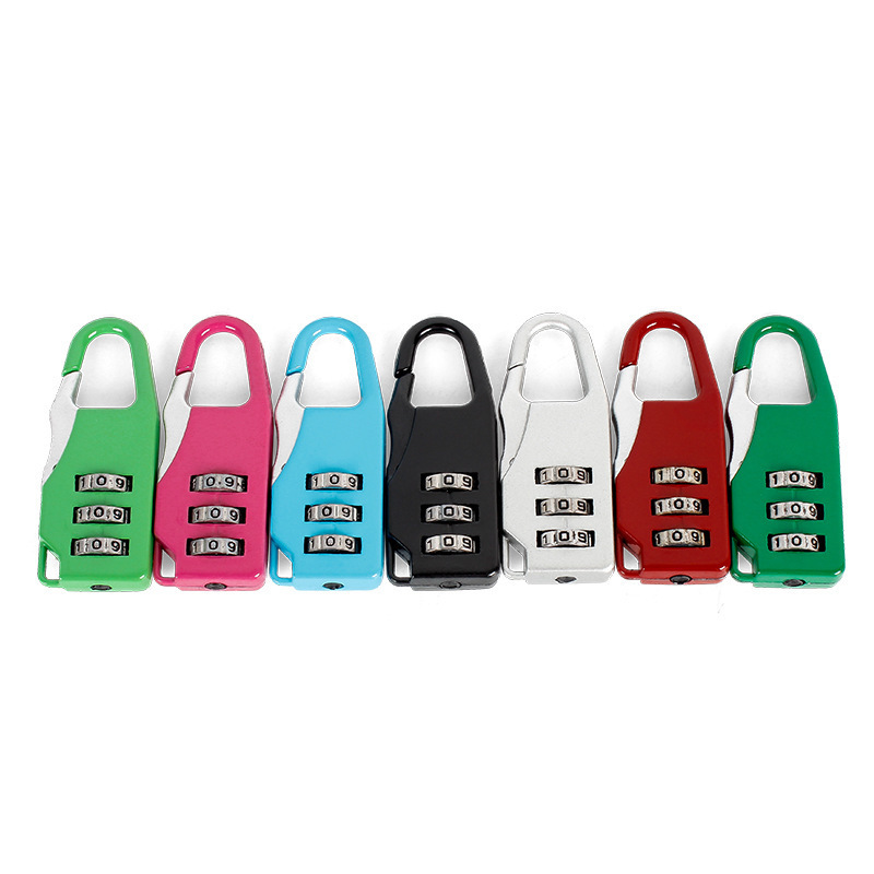 Alloy Mini Lock Padlock Outdoor Travel Luggage Padlock Safe Anti-theft Combination Code Number Locks