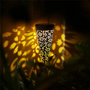 K1423 Garden Yard Solar Flame Torch Light Solar Lights Outdoor Decorative with Flickering Flame Waterproof Christmas Lights