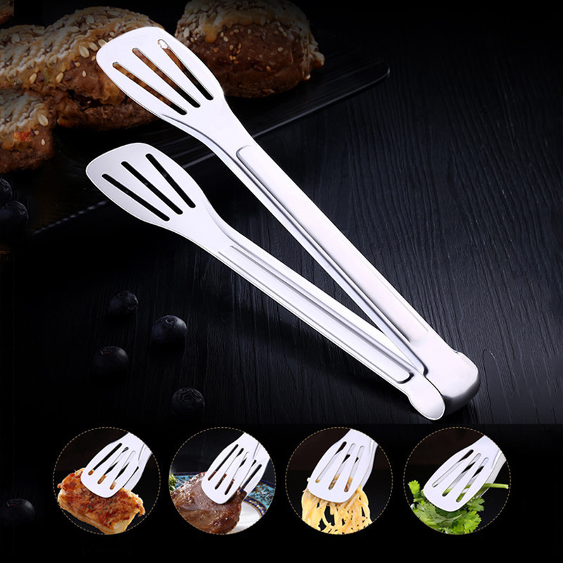 Kitchen Cooking Tools Serving Tongs Stainless Steel Food Tong