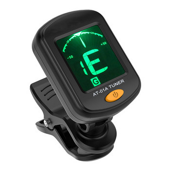 Guitar Tuner Rotatable Clip-on Tuner LCD Display for Chromatic Acoustic Guitar Bass Ukulele Guitar Accessories  Z0427-1