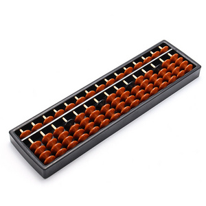 Hot Sale 15 Digits Abacus plastic bead counting frame Abacus Kids School Learning Aids Tool Math Business Chinese Abacus