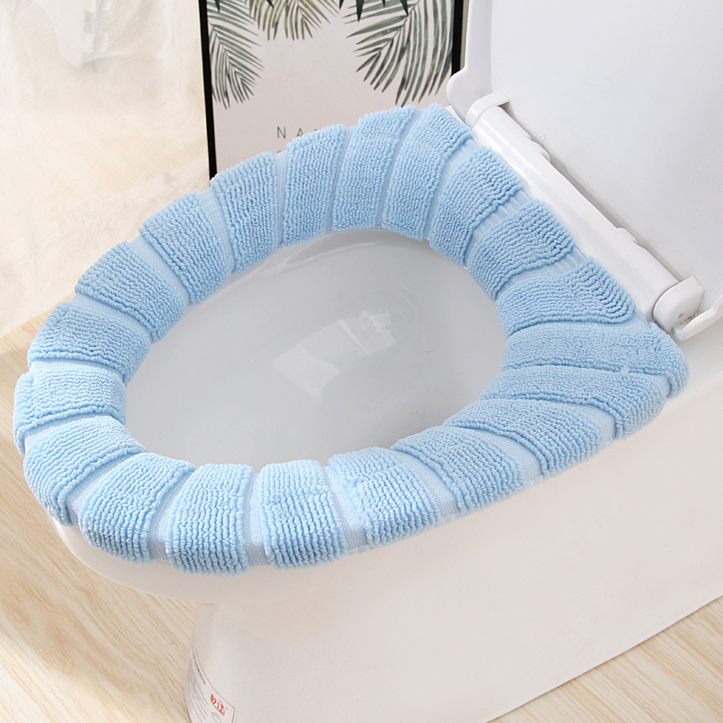 Portable Sanitary Toilet Seat Cover Thickened Washable Bathroom Toilet Seat Cushion Soft and comfortable toilet seat