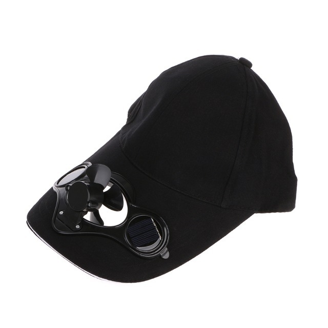 Summer Sport Outdoor Hat Cap With Solar Sun Power Cool Fan Bicycling Climbing Baseball Cap