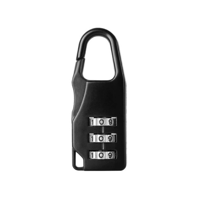 3 Mini Dial Digit Number Code Password Combination Padlock Security Travel Safe Lock for Padlock Luggage Lock of Gym