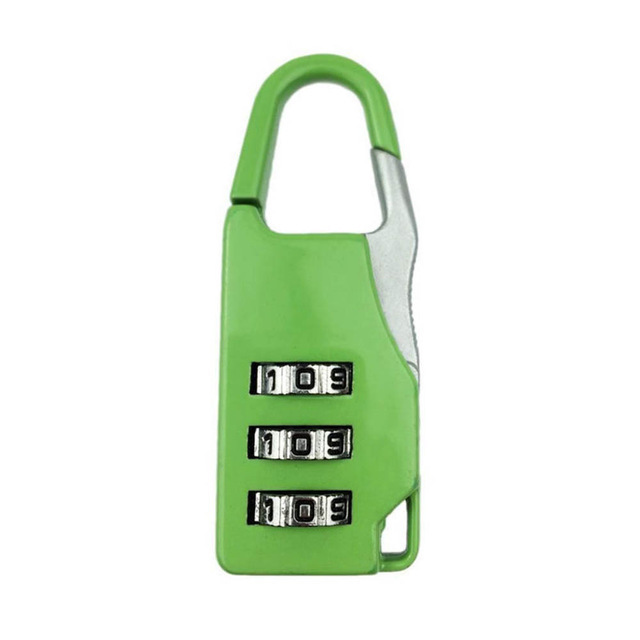 3 Mini Dial Digit Number Code Password Combination Padlock Security Travel Safe Lock for Padlock Luggage Lock of Gym