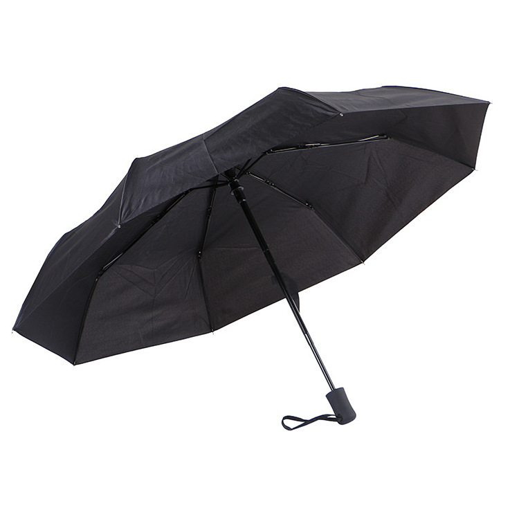 Women Auto Luxury Big Rain Windproof Umbrella Men Frame Windproof 10K Parasol Three Folding Automatic Umbrella L0513