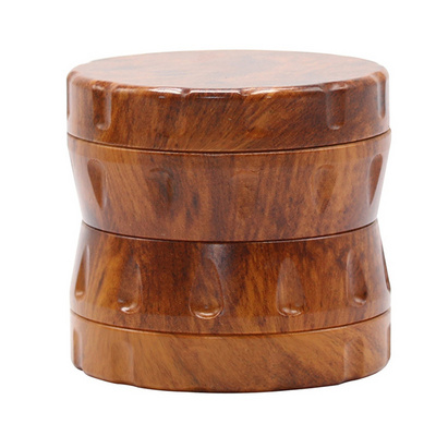 Hot Sale 63mm 4 Layers Wood Grinder Smoke Shop Wholesale Custom Metal Alloy Herb Grinder