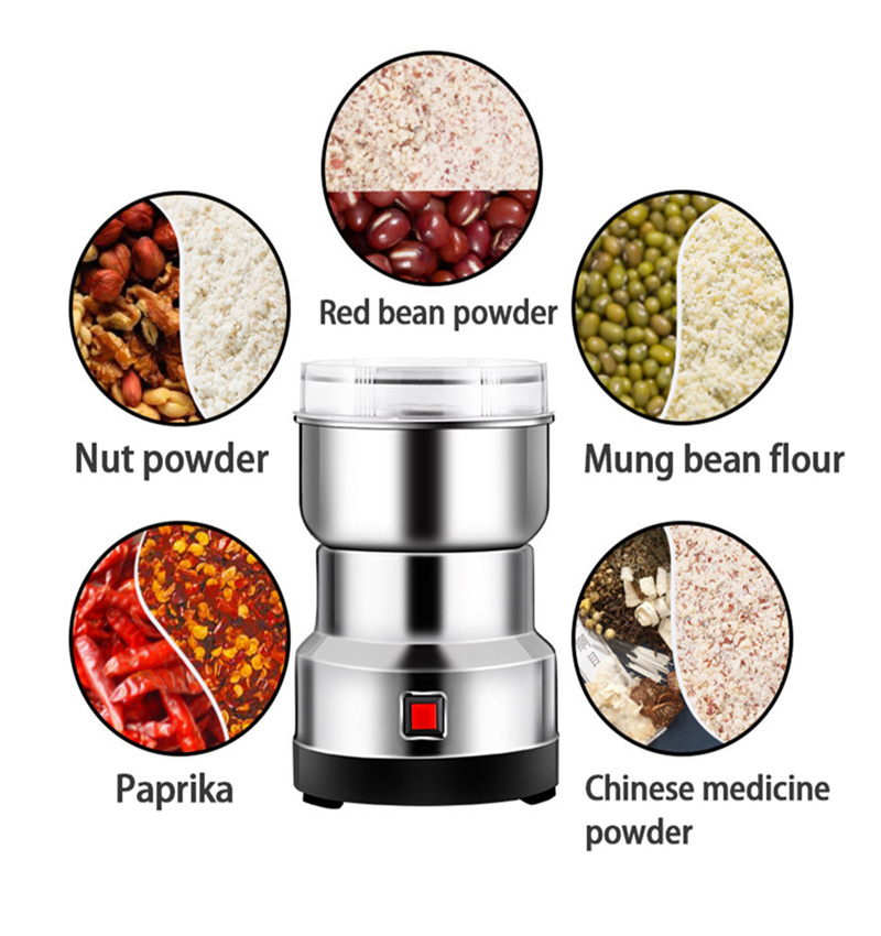 Wholesale Electric Coffee Grinder Home Kitchen Large Capacity Nuts Spices Grains Electric Grinder