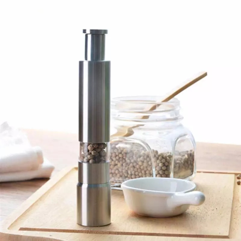 Stainless steel manual pepper mill multi-purpose black pepper grinder manual stainless steel pepper mill