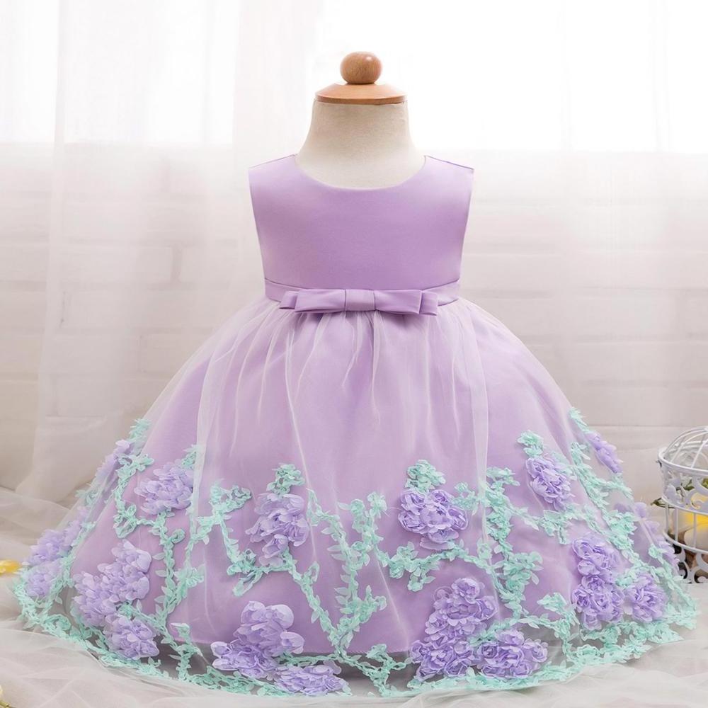 Kids  Birthday Princess Party Dress for Girls Infant Lace Children Bridesmaid Elegant Dress  Girls Clothes