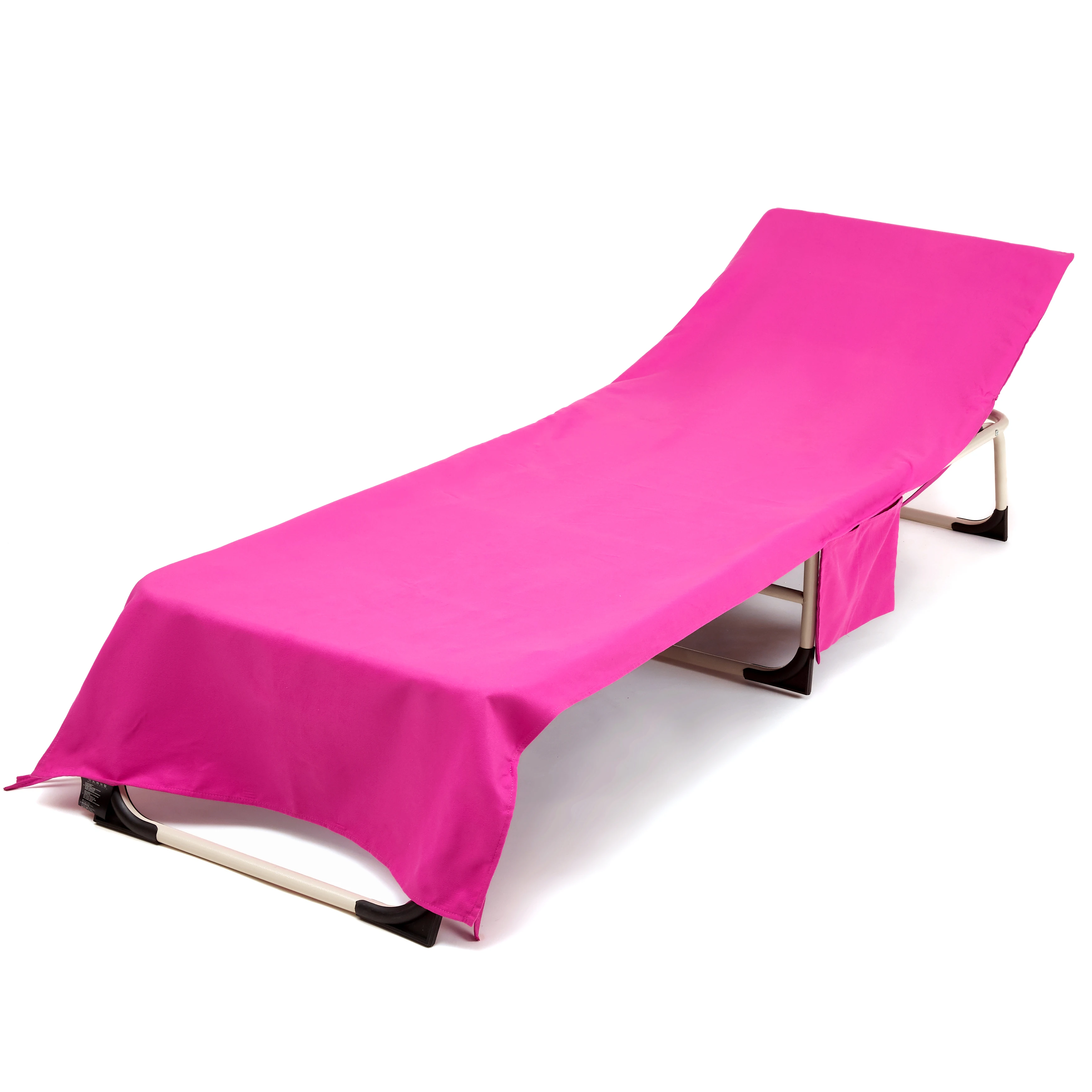 Sand Free Towel Microfiber Quick Dry Beach Chair Towel with Side Pockets  Chaise Lounge Chair Towel Cover