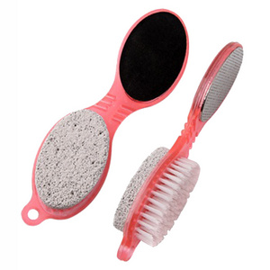 2020 New Hot Selling Foot Spa Pumice Stone With Brush Four-in-one Foot Grinder Foot Scrubber