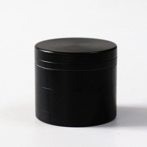 4 part 40mm 50mm 55mm 63mm 75mm matte black smoking custom herb tobacco grinder