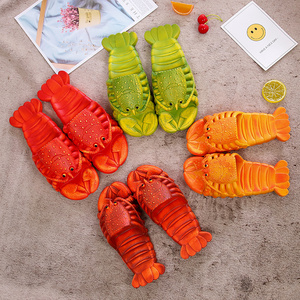 2023 Funny Lobster Slippers Casual Slides Animal Fishing Slippers Unisex Summer Beach Sandals Shoes