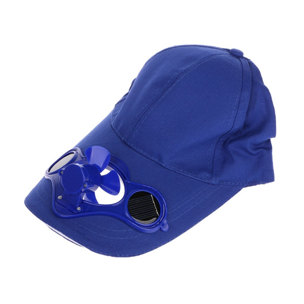 Summer Sport Outdoor Hat Cap With Solar Sun Power Cool Fan Bicycling Climbing Baseball Cap