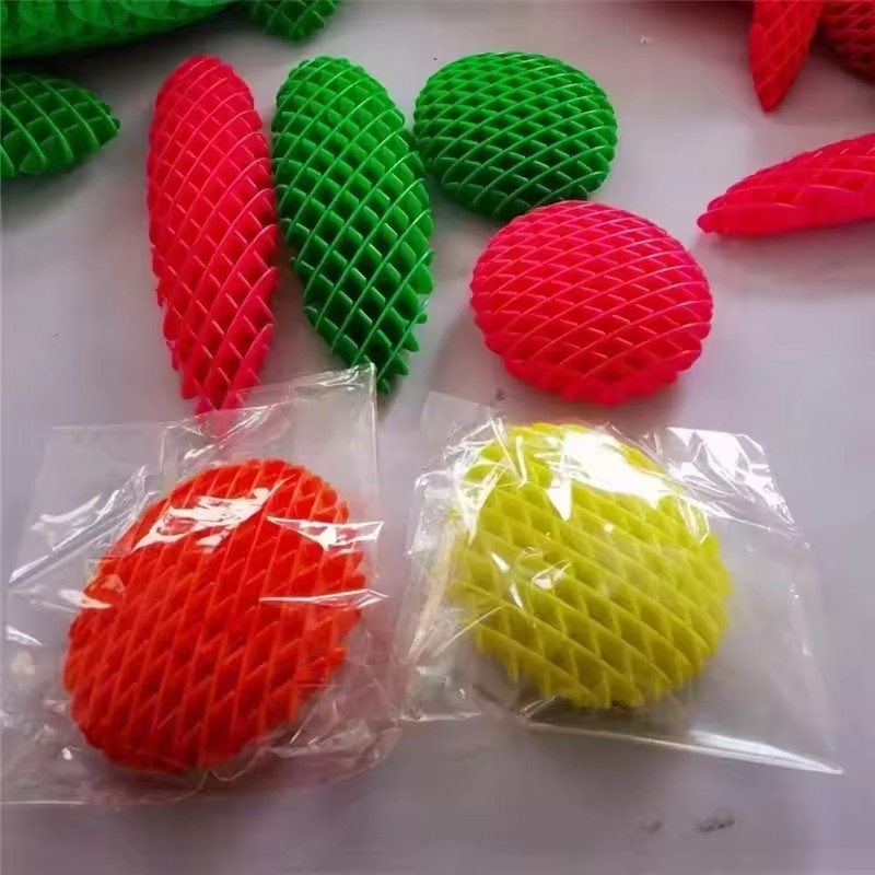 I-0267 Wholesale Squeeze Toys For Kids Worm Squish Fidget Toy Release Soft Rubber Novelty Toddler Toy