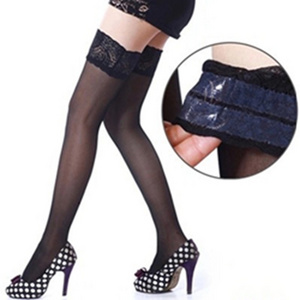 Thigh High Stockings Women Summer Over the knee Socks Sexy girl Female Hosiery Nylon Lace Style Stay Up Stockings M0231