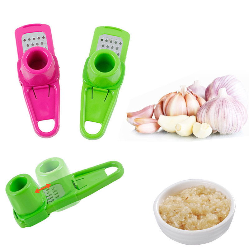 Kitchen Accessories Garlic Press Chopper Crusher Ginger Garlic Grinding Tool Grinding Peeler S0131