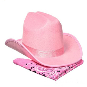 Summer Outdoor Sun Hat Western Style Decor Bedazzles White Pink Cowboy Hat Women Cowgirl Hats