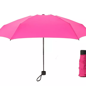 8230025 Creative solid color umbrella short handle 8k portable folding umbrella