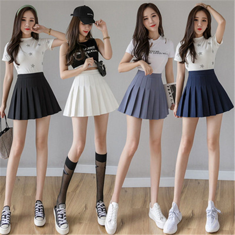 Pleated High Waist Mini Skirt Women Sexy White Micro Skirt Ladies Korean Style Summer Miniskirt Y2k Egirl Hot Skirt 2021