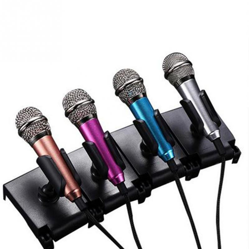 Portable 3.5mm Stereo Studio Mic KTV Karaoke Mini Microphone For Cell Phone Laptop PC Desktop 5.5cm*1.8cm Small Size Mic